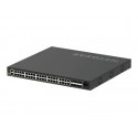 NETGEAR AV Line M4250-40G8F-PoE+ - Přepínač - L3 - řízený - 40 x 10 100 1000 (PoE+) + 8 x 1000Base-X SFP - proudění vzduchu ze strany na stranu - Lze montovat do rozvaděče - PoE+ (480 W)