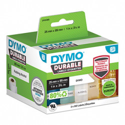 Dymo polypropylenové štítky 89mm x 25mm, bílé, multifunkční, 2x350 ks, 2112285