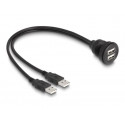 USB 2.0 Cable 2 x USB Type-A male to 2 x, USB 2.0 Cable 2 x USB Type-A male to 2 x