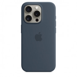 iPhone 15 ProMax Silicone Case MS - Storm Blue