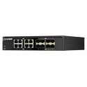 QNAP switch QSW-3216R-8S8T (8x 10G GbE porty + 8x 10G SFP+ porty, poloviční šířka)