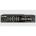 QNAP řízený switch QSW-M3216R-8S8T (8x 10GbE porty + 8x 10G SFP+ porty, poloviční šířka)