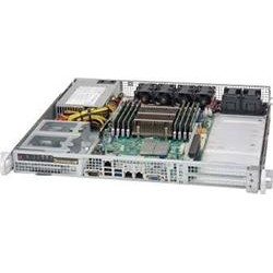 SUPERMICRO mini1U chassis 2x internal Drive Bays 2,5", 350W (Platinum) Front IO