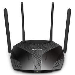 Mercusys MR80X - AX3000 Dual Band Wi-Fi 6 Router, 1x GbE WAN, 3x GbE LAN