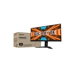 GIGABYTE LCD - 34" Gaming monitor M34WQ WQHD, 3440 x 1440, 144Hz, 1000:1, 400cd m2, 1ms, 2xHDMI 2.0, 1xDP, SS IPS