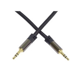 PREMIUMCORD kabel, stíněný, Jack 3.5mm - Jack 3.5mm M M 1,5m