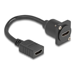 D-Type HDMI cable female to female black, D-Type HDMI cable female to female black