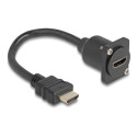 D-Type HDMI cable male to female black 2, D-Type HDMI cable male to female black 2