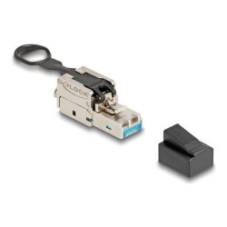 RJ45 plug field-assembly Cat.6A with pus, RJ45 plug field-assembly Cat.6A with pus