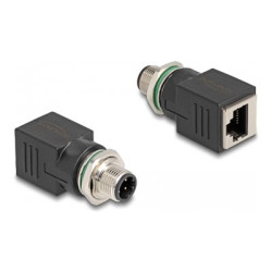 M12 Adapter D-coded 4 pin male to RJ45 j, M12 Adapter D-coded 4 pin male to RJ45 j
