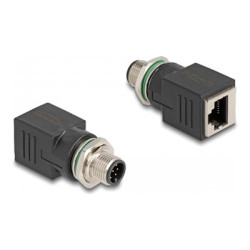 M12 Adapter A-coded 8 pin male to RJ45 j, M12 Adapter A-coded 8 pin male to RJ45 j