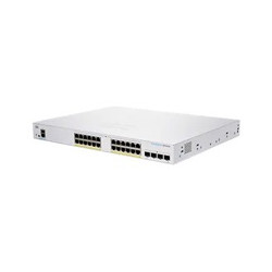 Cisco switch CBS350-24FP-4G, 24xGbE RJ45, 4xSFP, PoE+, 370W