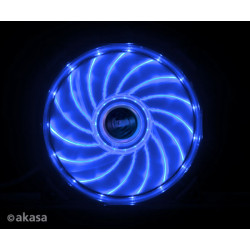 přídavný ventilátor Akasa Vegas LED 12 cm modrá