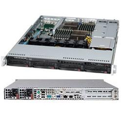 SUPERMICRO 1U chassis 4x 3,5" HS SAS SATA, 2x700W (80PLUS Platinum), WIO