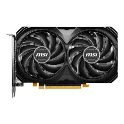 MSI GeForce RTX 4060 VENTUS 2X BLACK 8G OC - Grafická karta - GeForce RTX 4060 - 8 GB GDDR6 - PCIe 4.0 x8 - HDMI, 3 x DisplayPort - krabice