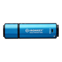 Kingston IronKey Vault Privacy 50C IKVP50C - Jednotka USB flash - šifrovaný - 512 GB - USB 3.2 Gen 1 - kompatibilní s TAA