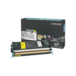 Lexmark - Vysoká výtě?nost - ?lutá - originální - kazeta s barvivem - pro Lexmark C524, C524dn, C524dtn, C524n, C524tn, C532dn, C532n, C534dn, C534dtn, C534n