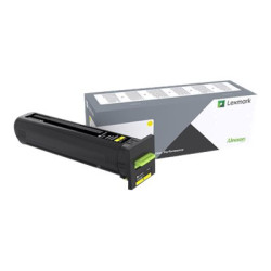 Lexmark - Vysoká výtě?nost - ?lutá - originální - kazeta s barvivem LCCP - pro Lexmark CX860de, CX860dte, CX860dte with Asset Tag, CX860dtfe