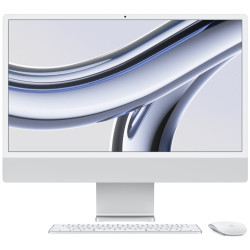 Apple iMac 24''with Retina 4.5K display:M3 chip with 8-core CPU and 8-core GPU, 256GB SSD - Silver