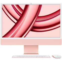 Apple iMac 24''with Retina 4.5K display:M3 chip with 8-core CPU and 8-core GPU, 256GB SSD - Pink