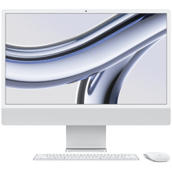 Apple iMac 24''with Retina 4.5K display:M3 chip with 8-core CPU and 10-core GPU, 256GB SSD - Silver