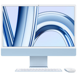 Apple iMac 24''with Retina 4.5K display:M3 chip with 8-core CPU and 10-core GPU, 256GB SSD - Blue