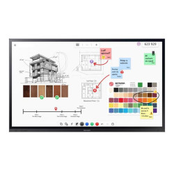 SHARP PN-LA652 65" LA-Series Interactive Display, UHD, 500 cd m2, InGlass touch, 20 touch points, SDM Slot, USB-C, DP-ou