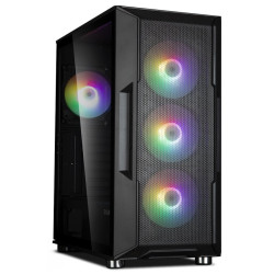Zalman skříň I3 Neo middle tower ATX 4x120 RGB 2xUSB 3.0 1xUSB 2.0 prosklená bočnice černá