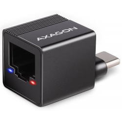 AXAGON mini adaptér USB-C na GLAN(RJ-45) ADE-MINIC USB 3.2 Gen1 kovové tělo