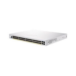 Cisco switch CBS250-48PP-4G-UK, 48xGbE RJ45, 4xSFP, PoE+, 195W - REFRESH