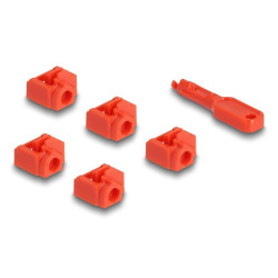 Delock Sada na blokování portů RJ45 pro zásuvkové rozhraní RJ45, 10 ks