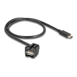 Keystone Module USB 2.0 A female to USB, Keystone Module USB 2.0 A female to USB