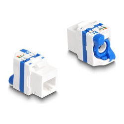 Keystone Module RJ45 jack to LSA Cat.6A, Keystone Module RJ45 jack to LSA Cat.6A
