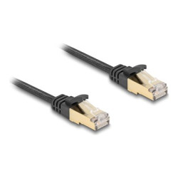 RJ45 Flat Network Cable with braided jac, RJ45 Flat Network Cable with braided jac