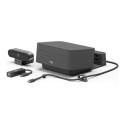 Logitech Logi Dock Focus Room Kit - Souprava pro video konference (Logitech BRIO Ultra HD Pro Webcam, Logitech Logi Dock) - Optimalizováno pro UC