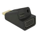 Delock - Nástroj pro převod videa - HDMI - VGA - černá - maloobchod