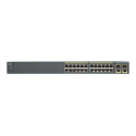 Cisco Catalyst 2960-Plus 24TC-S - Přepínač - řízený - 24 x 10 100 + 2 x kombinace Gigabit SFP - Lze montovat do rozvaděče - repasovaný