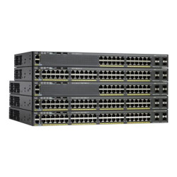 Cisco Catalyst 2960X-48FPD-L - Přepínač - řízený - 48 x 10 100 1000 (PoE+) + 2 x 10 Gigabit SFP+ - desktop, Lze montovat do rozvaděče - PoE+ (740 W) - repasovaný