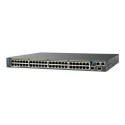 Cisco Catalyst 2960S-48LPD-L - Přepínač - řízený - 48 x 10 100 1000 (PoE) + 2 x 10 Gigabit SFP+ - Lze montovat do rozvaděče - PoE - repasovaný
