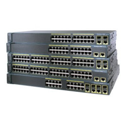 Cisco Catalyst 2960G-48TC - Přepínač - řízený - 44 x 10 100 1000 + 4 x kombinace Gigabit SFP - Lze montovat do rozvaděče - repasovaný