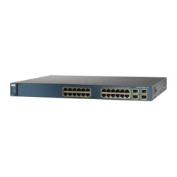 Cisco Catalyst 3560G-24PS - Přepínač - L3 - řízený - 24 x 10 100 1000 (PoE) + 4 x gigabitů SFP - desktop - PoE - repasovaný