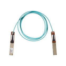 Cisco - Kabel pro přímé připojení 100GBase - QSFP do QSFP - 1 m - optické vlákno - aktivní - pro P N: C9500-32C-EDU, C9500-32QC-EDU, N9K-X9788TC-FX-RF, NCS-55A1-24H-B, NCS-55A1-36H-SE-S