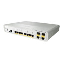 Cisco Catalyst Compact 3560CG-8PC-S - Přepínač - řízený - 8 x 10 100 1000 (PoE) + 2 x kombinace Gigabit SFP - desktop, Lze montovat do rozvaděče, pro připevnění na zeď - PoE - repasovaný