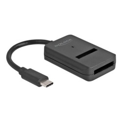 Delock - Adaptér rozhraní - M.2 - M.2 Card (PCIe NVMe & SATA) - USB-C 3.2 (Gen 2) - černá