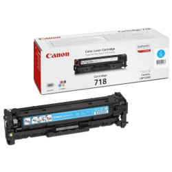 Canon originální toner CRG-718C LBP-7200 7660 7680 MF-80x0 MF724 2900 stran K azurový