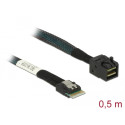 Delock Kabel Slim SAS SFF-8654 4i Mini SAS HD SFF-8643 50 cm