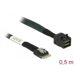 Delock Kabel Slim SAS SFF-8654 4i Mini SAS HD SFF-8643 50 cm