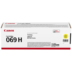 Canon originální vysokokapacitní toner Cartridge 069 H Y žlutý, MF752Cdw, 754Cdw, LBP673Cdw, kapacita 5 500 stran K 