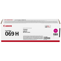 Canon originální vysokokapacitní toner Cartridge 069 H M magenta, MF752Cdw, 754Cdw, LBP673Cdw, kapacita5 500 stran K 