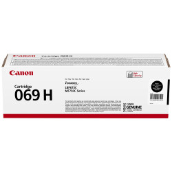 Canon originální vysokokapacitní toner Cartridge 069 H BK černý, MF752Cdw, 754Cdw, LBP673Cdw, kapacita 7 600 stran K 